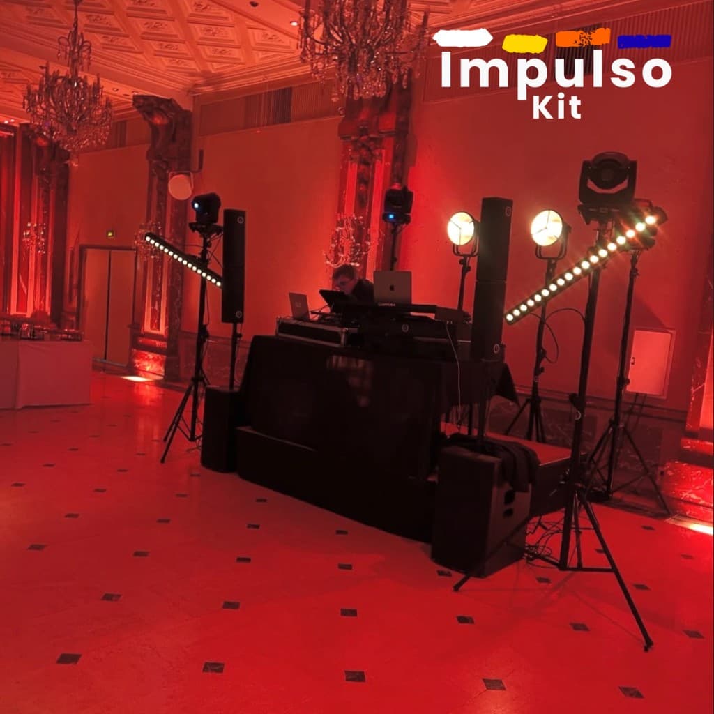 Instalación de sonido e iluminación Impulso Kit