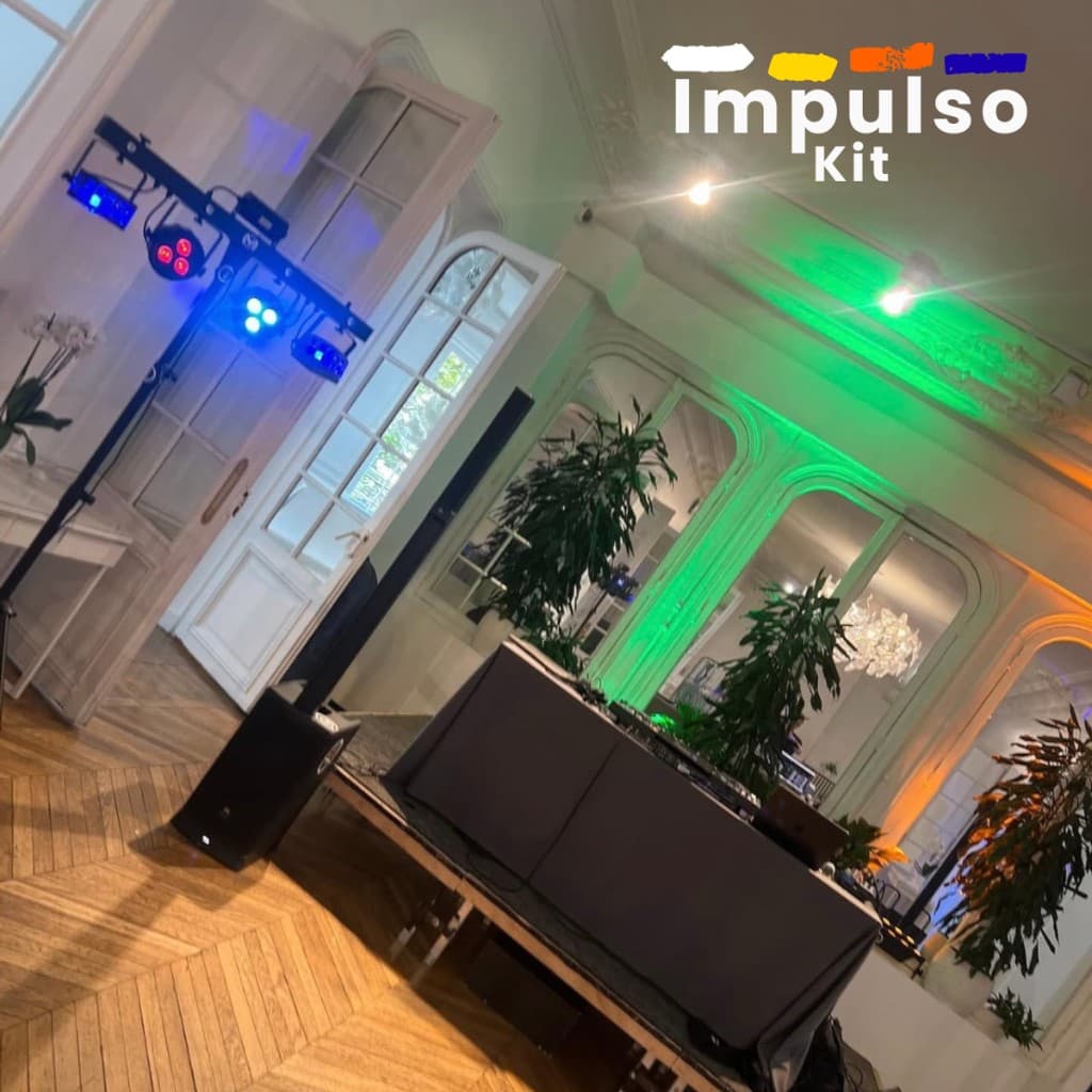 Instalación de sonido e iluminación Impulso Kit