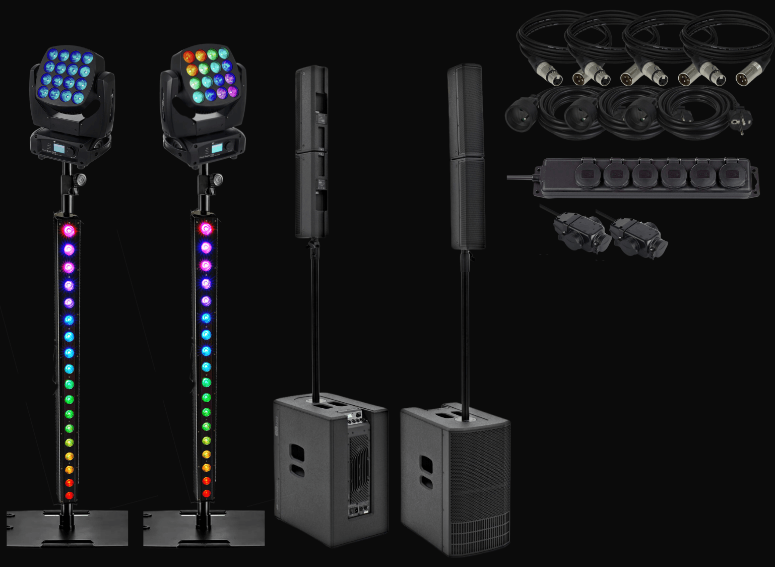 🟡 Kit Expert Sonido e iluminación — 500 pers.