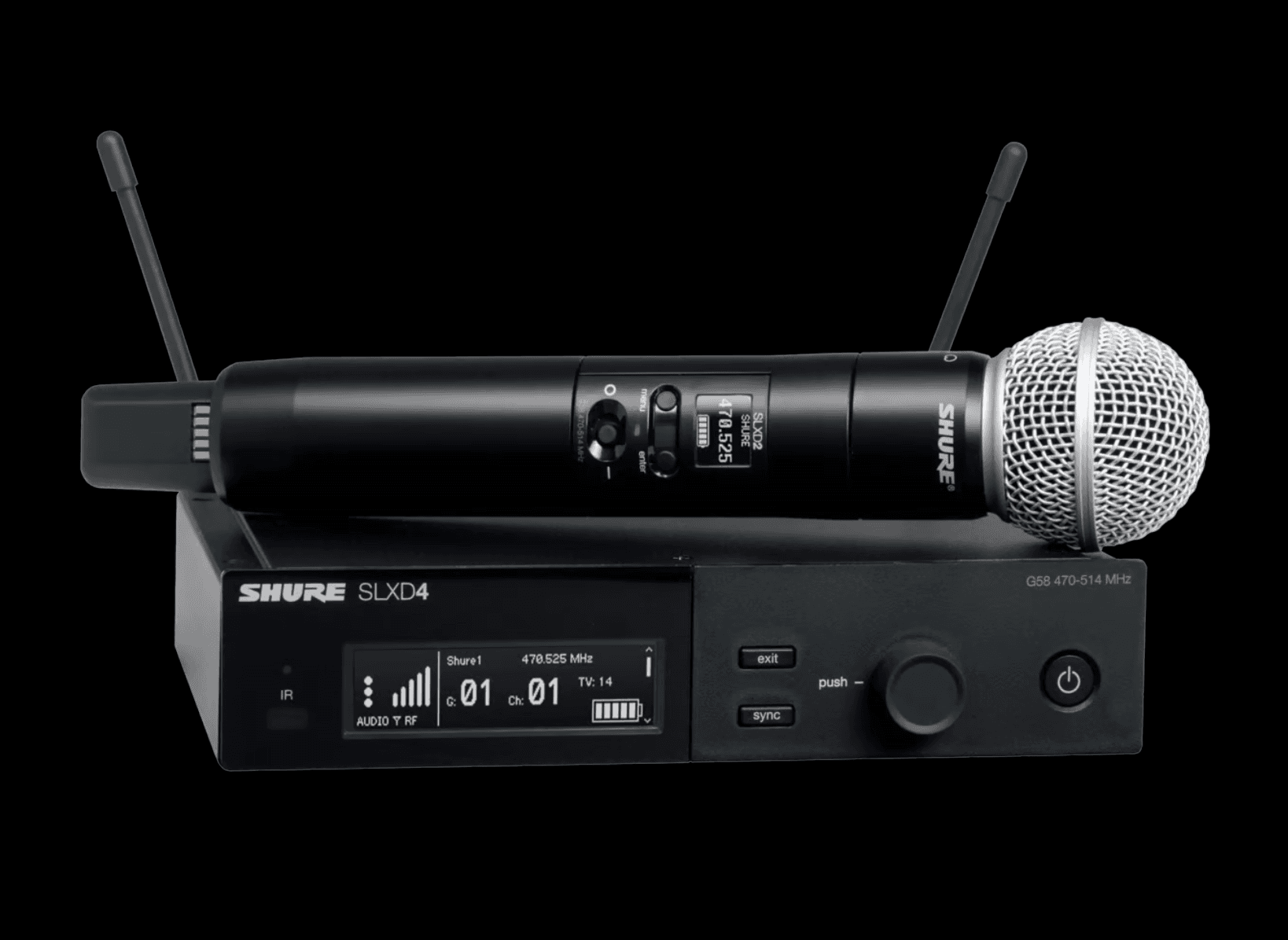 🔵 Sistema inalámbrico Shure SLXD + SM58